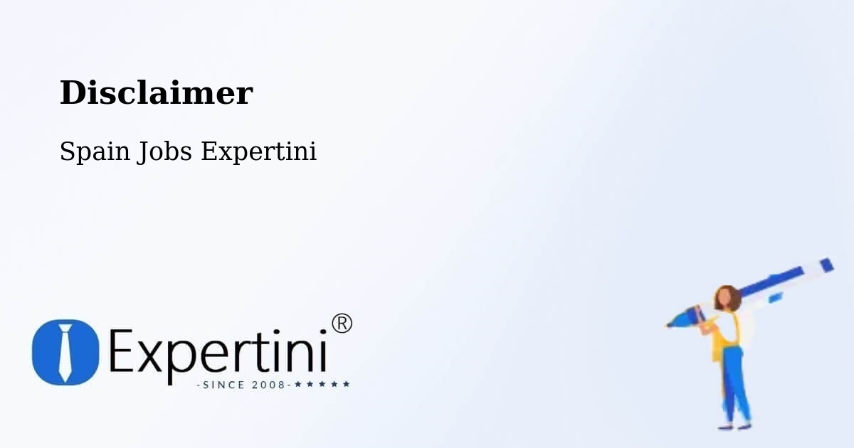 Disclaimer – Ascó - Spain Jobs Expertini